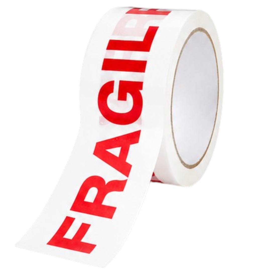 Cinta Fragil 100 metros Adhesiva Para Empaque Embalaje Packing