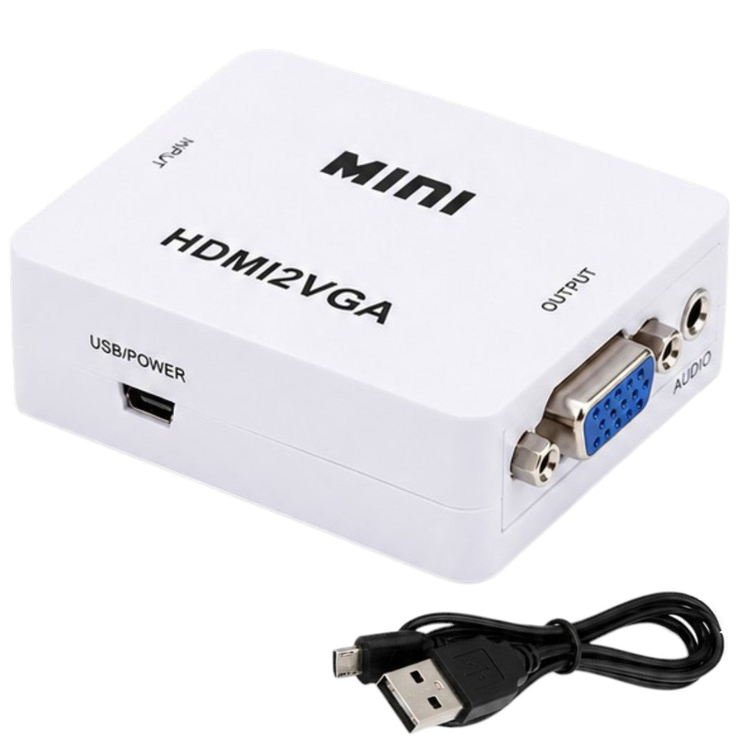 Convertidor Hdmi A VGA Activo Analógico A Digital Adaptador