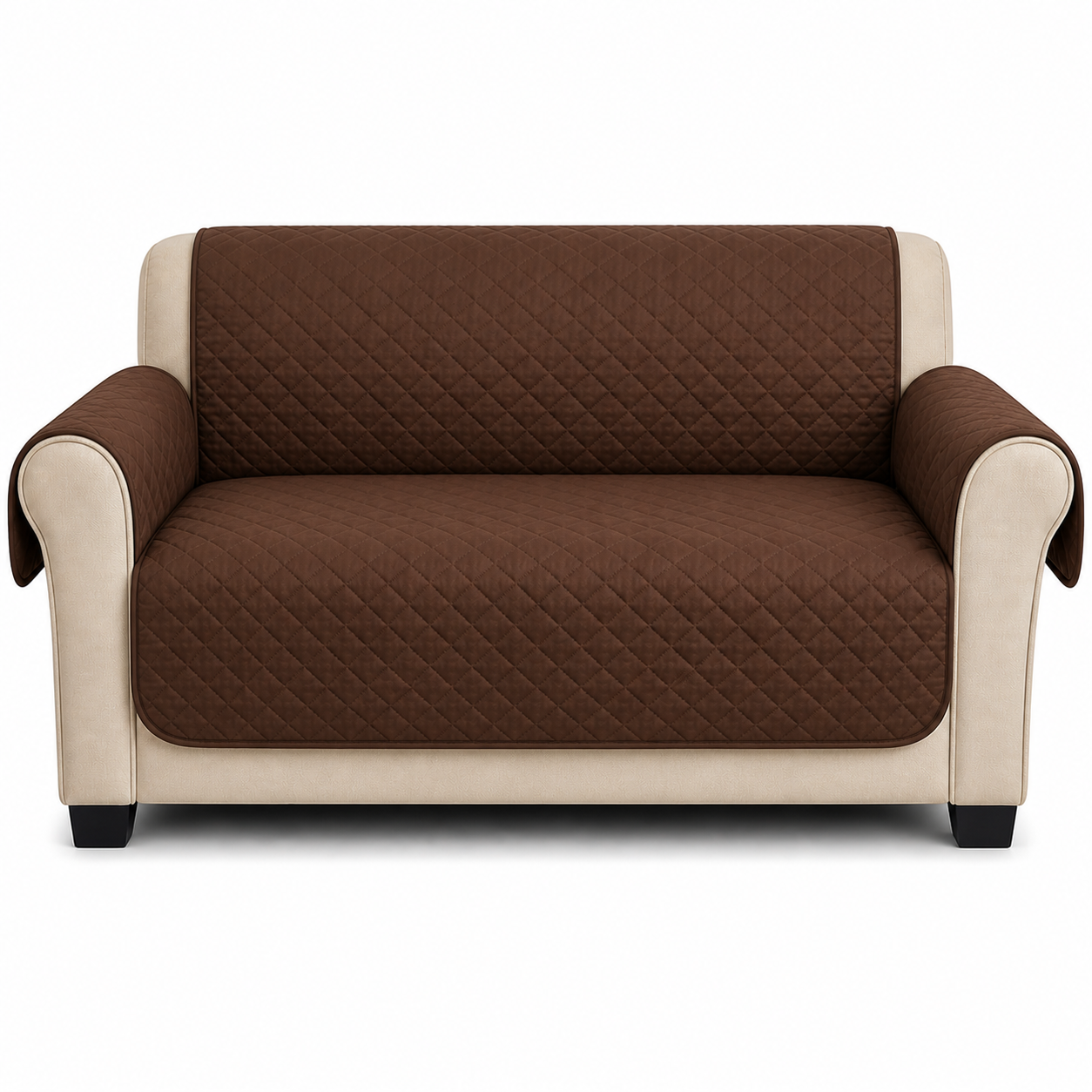Cubre Sofá 2 Cuerpos Reversible Funda de Sillón