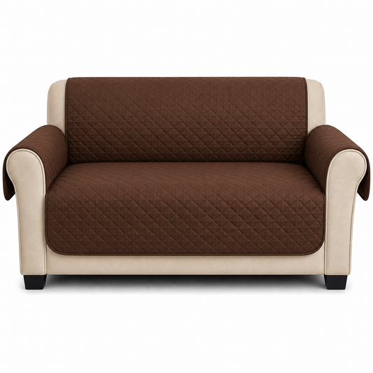 Cubre Sofá 2 Cuerpos Reversible Funda de Sillón