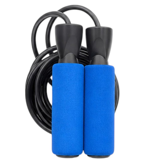 Cuerda Con Rulemanes 2.20m Para Saltar Fitness Azul