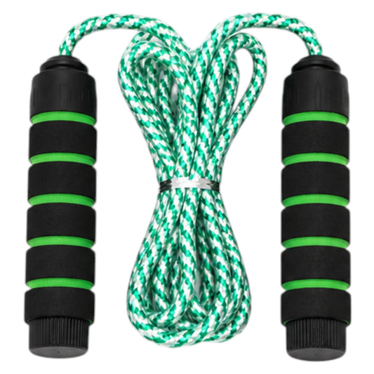 Cuerda Para Saltar Entrenamiento Fitness 2.80m Trenzada Verde
