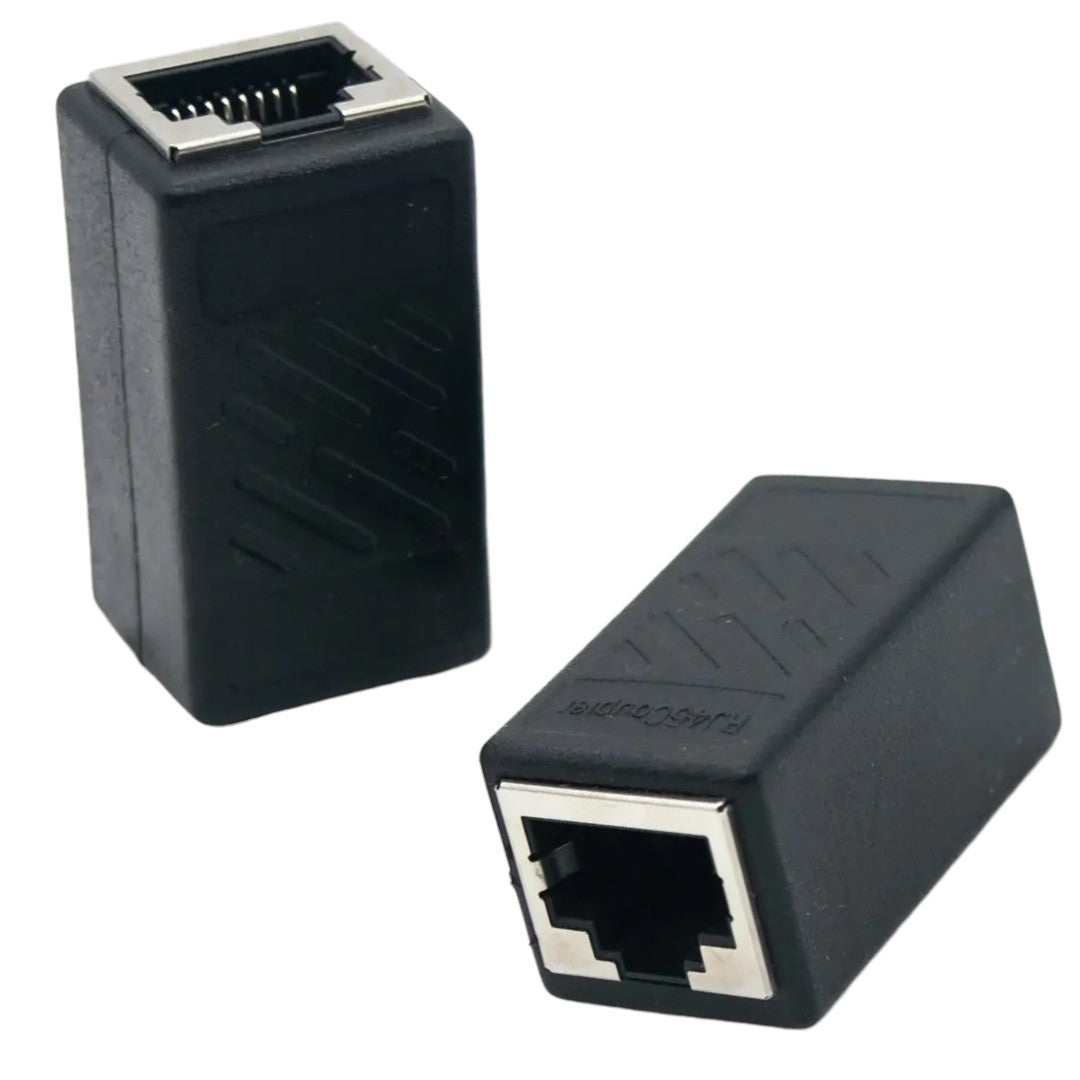 Cupla Lan Red Rj45 Cable Adaptador Hembra Ethernet