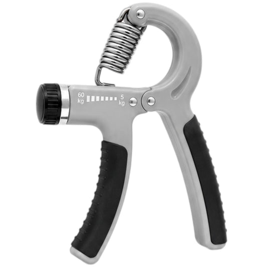 Ejercitador Para Mano Muñeca Fortalecedor 60kg Ajustable Hand Grip Gris