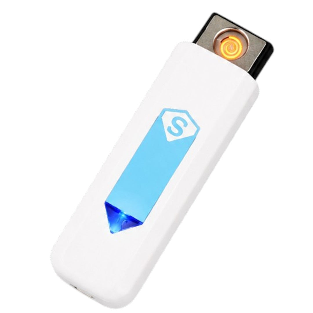 Encendedor Eléctrico De Plástico Recargable USB Antiviento