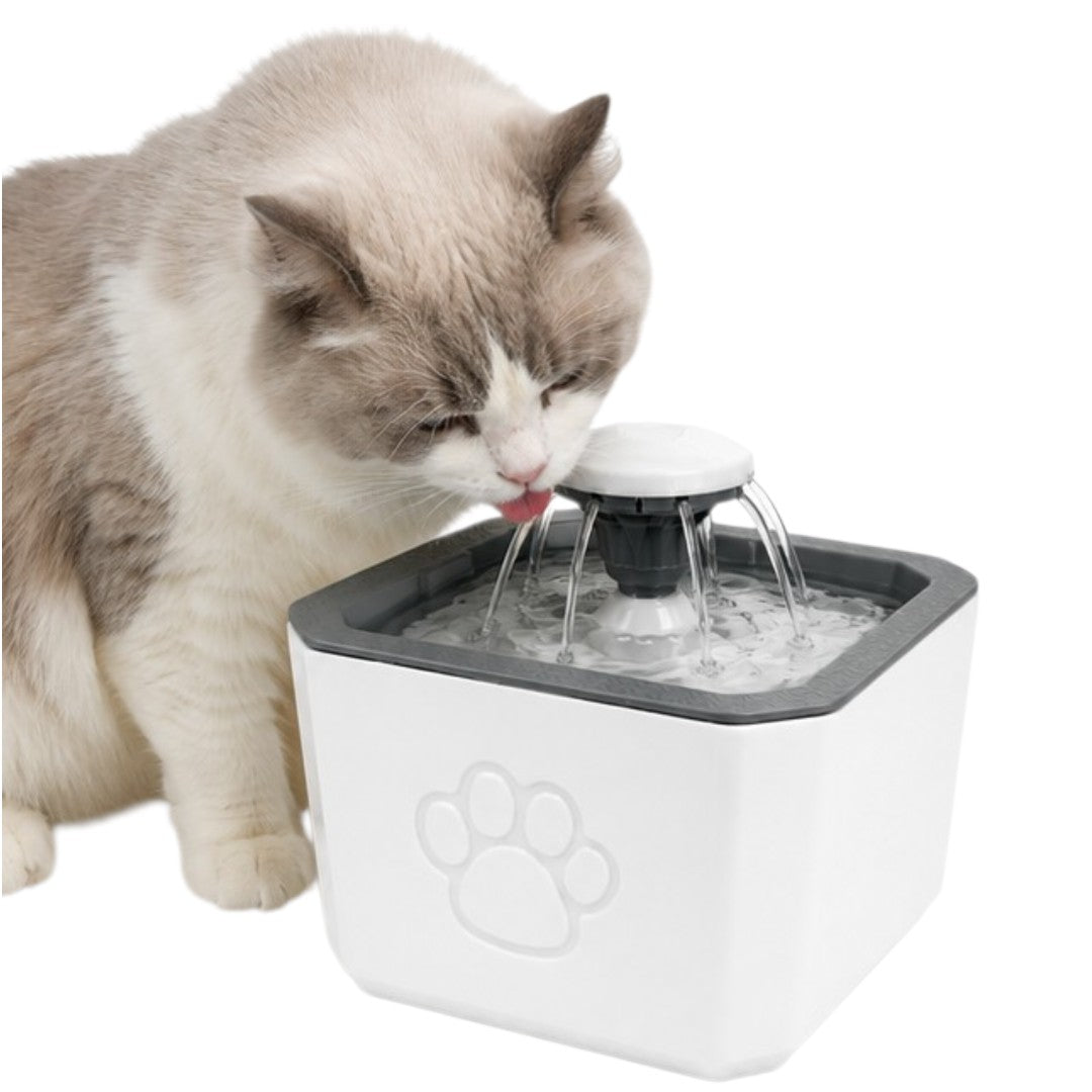 Fuente Bebedero Para Gatos y Perros Mascotas Agua Fresca 2.5lt