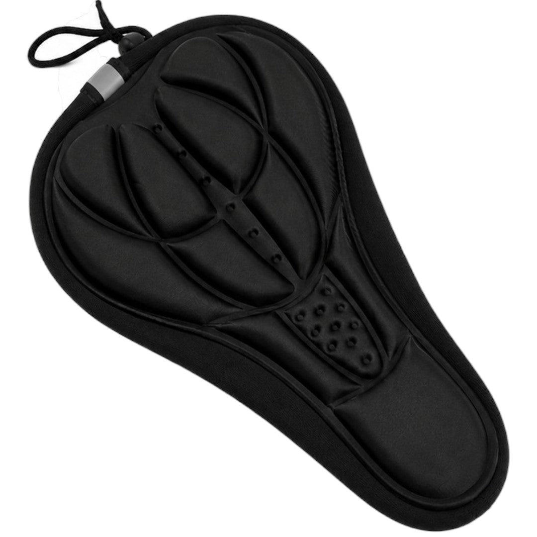 Funda Cubre Asiento Para Bicicleta Deportiva Con Gel Forro Negro