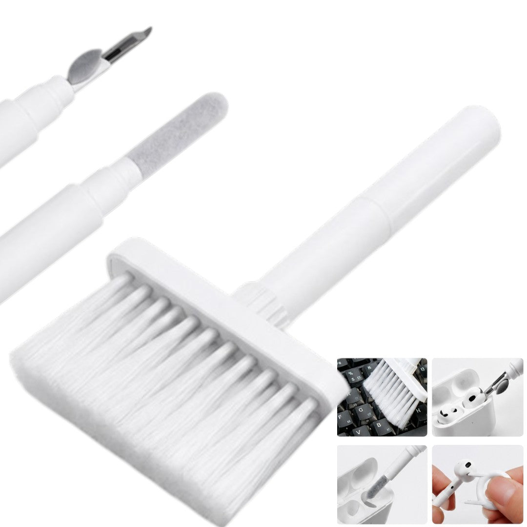 Kit De Limpieza 5 En 1 Para Teclado Auriculares Mouse Laptop Cepillos
