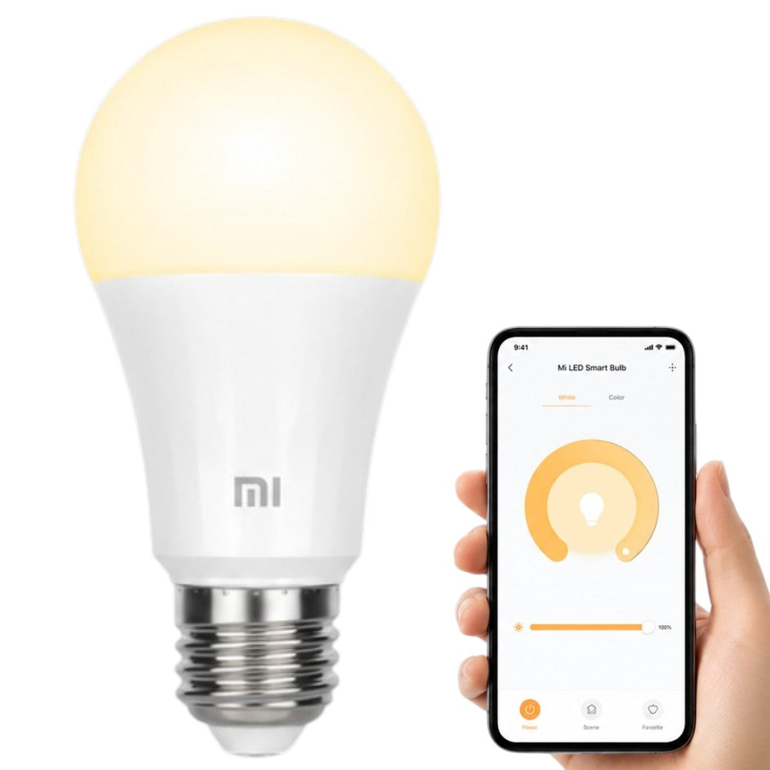 Lámpara Con App Xiaomi WiFi LED 3000K Luz Cálida E27 Bombilla