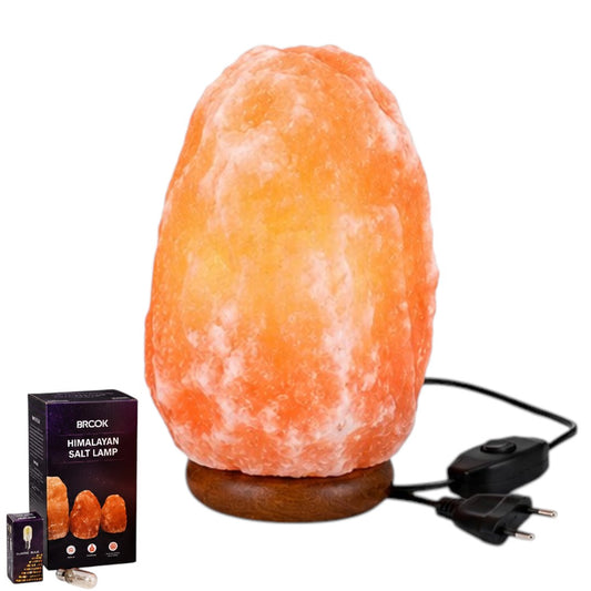 Lámpara De Sal Del Himalaya 1 A 2 Kg 220V Natural