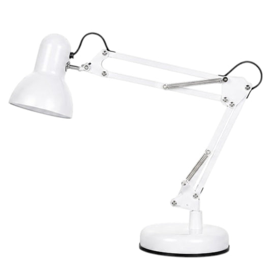 Lámpara Tipo Pixar Articulada Para Escritorio Y Oficina Metal Blanco