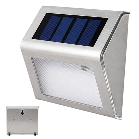 Luz LED Solar Para Escalones Con Sensor Recargable Exterior