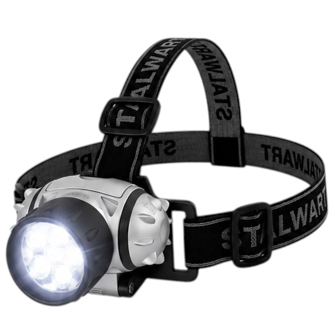 Luz Minero 7 LED Vincha Frontal A Pilas Manos Libres