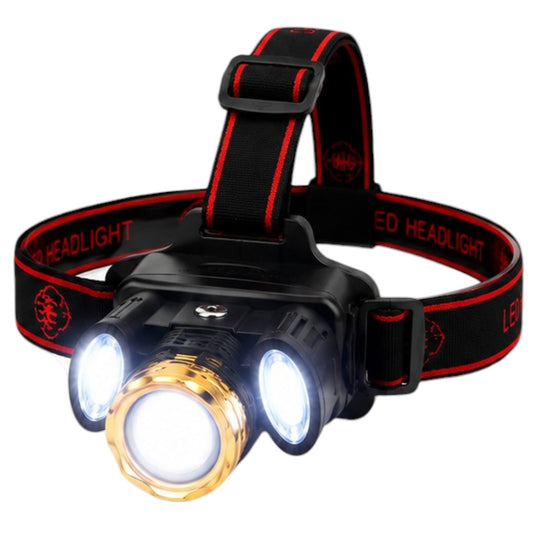 Luz Minero Frontal A 220V Recargable  Alta Potencia 3 Modos