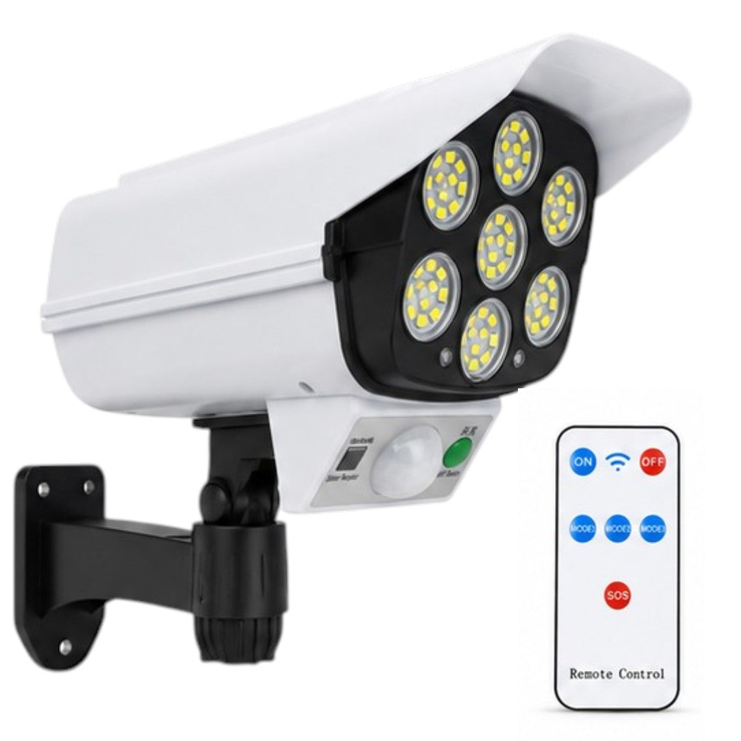 Luz Solar 77 LED Con Sensor Movimiento Y Control Remoto