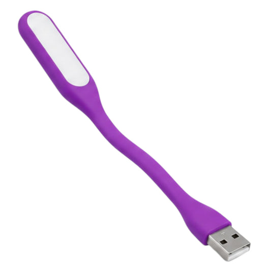 Luz Usb Pc Laptop Led Lámpara Portátil Flexible Linterna Violeta