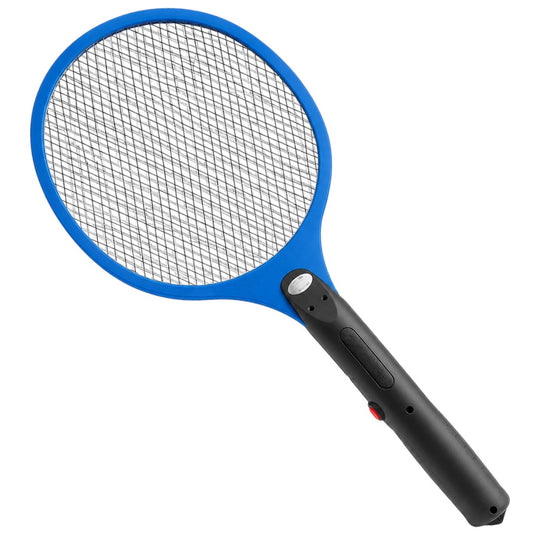 Mata Mosquitos Recargable 220V Raqueta Portátil Azul