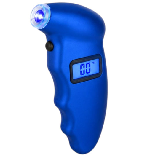 Medidor De Presión Neumáticos Bici Auto Moto Digital Psi Bar Azul