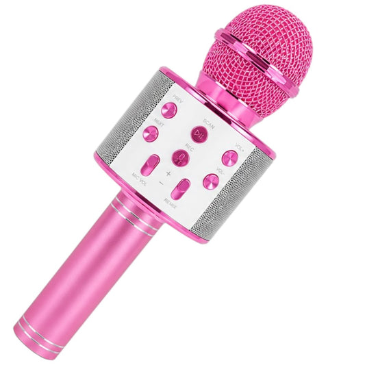 Micrófono Karaoke Bluetooth Con Parlante Usb Portátil Recargable