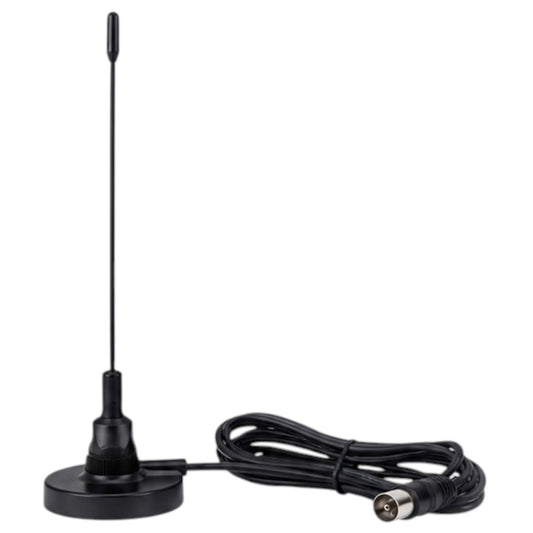 Mini Antena De TV Digital Magnética UHF VHF Para Televisor Cable Coaxial