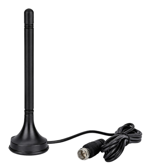 Mini Antena TV Digital Magnética UHF VHF Para Televisor Cable Coaxial