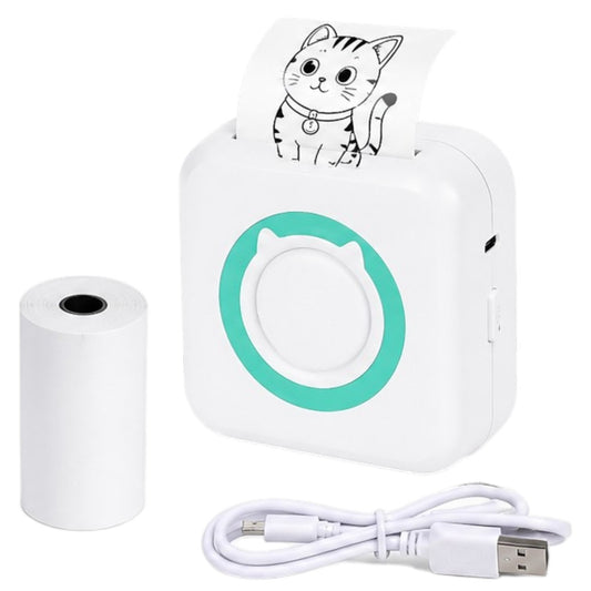 Mini Impresora Térmica Bluetooth + 1 Rollo Papel Integrado