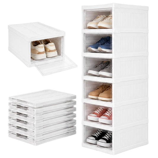 Mueble Organizadora De Zapatos 6 Pisos Caja Plegable Multiuso