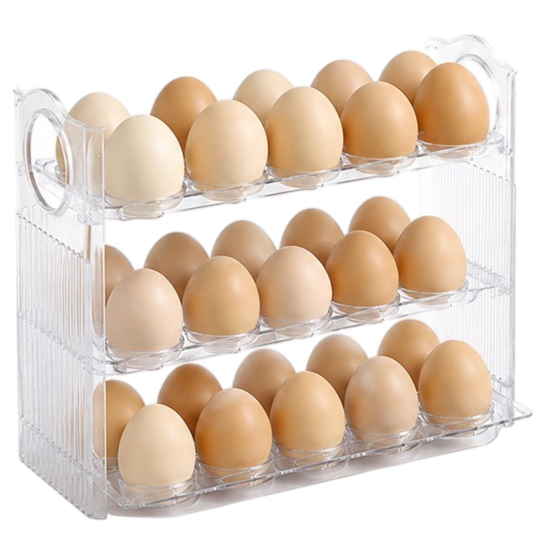 Organizador De 30 Huevos De 3 Niveles Huevera Cocina