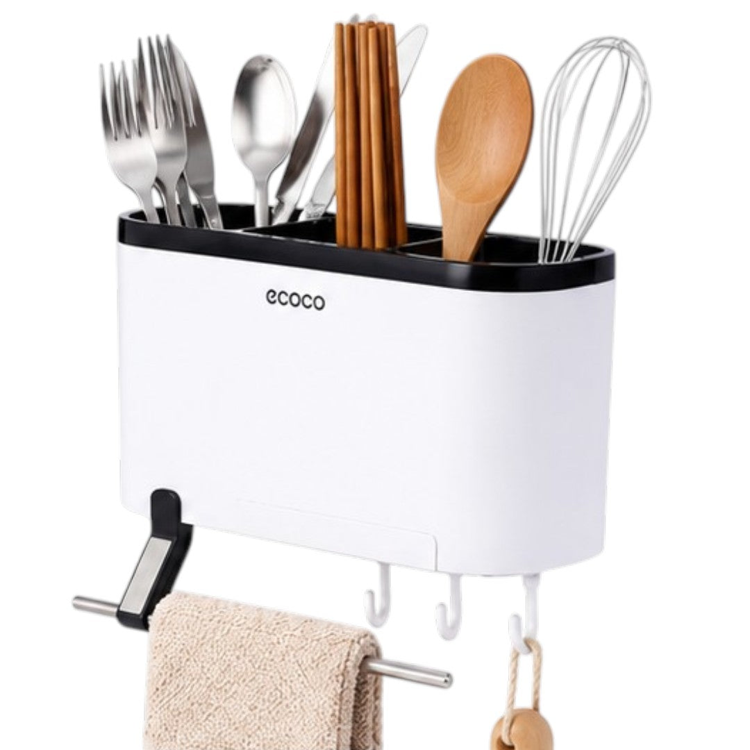 Organizador De Cubiertos Ecoco E1801 Con Escurridor