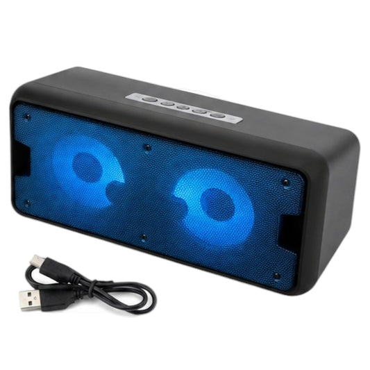 Parlante Bluetooth Portátil TWS USB AUX Tarjeta SD 2x4 Azul