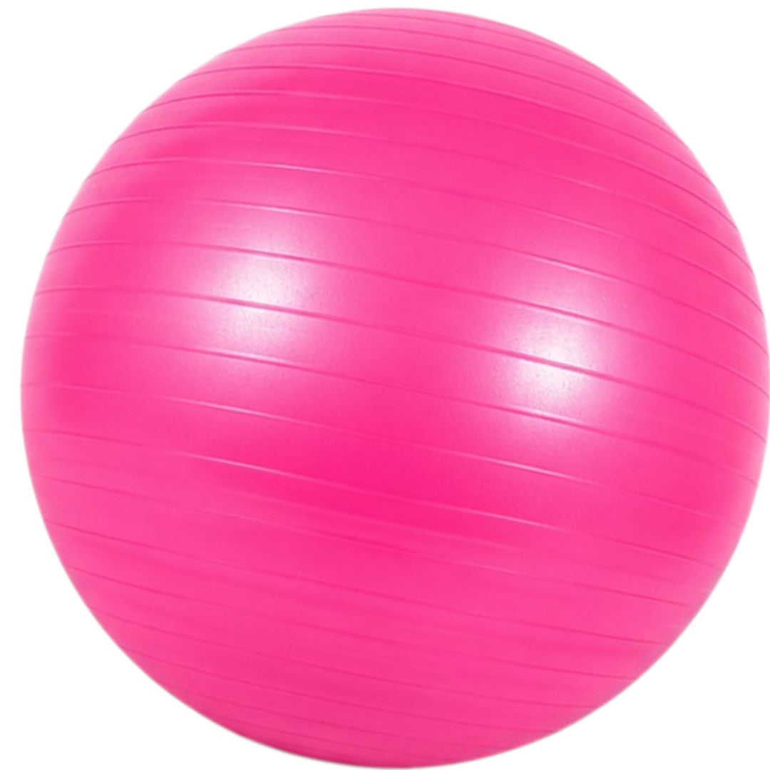 Pelota Fitness 65cm Para Equilibrio Gym Yoga Y Pilates Rosa