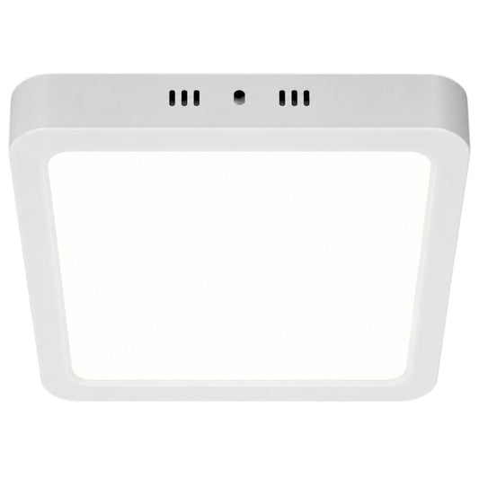 Plafón 18w Luz Fría 21cm Cuadrado Aluminio Led Panel Spot Aplique Foco