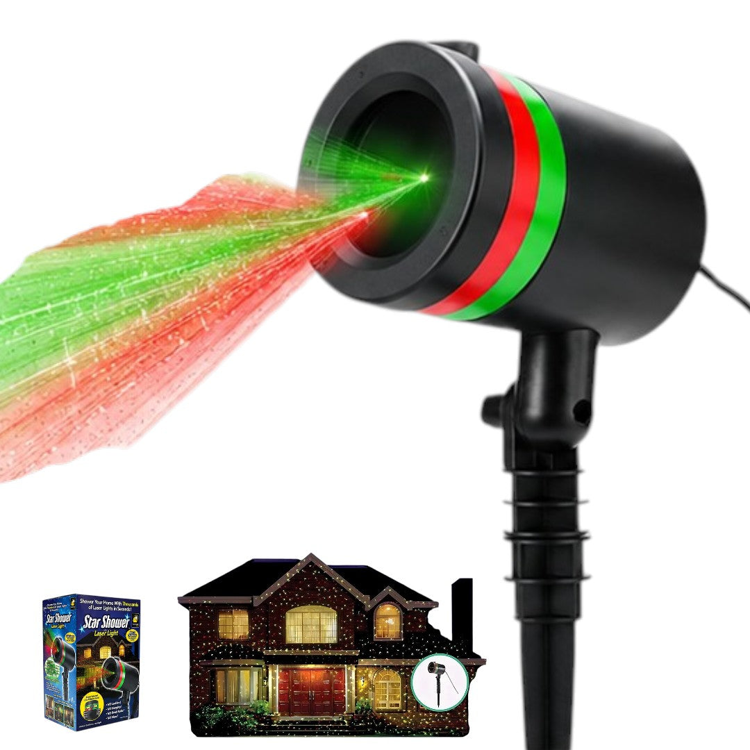 Proyector Luces Laser Exterior Para Jardín Fiestas Decoración 220v