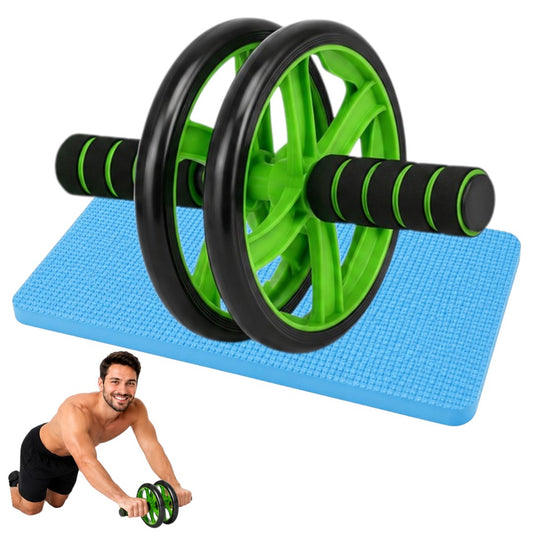 Rueda Para Abdominales Doble Reforzada Fitness Hogar Gym 100 Kg