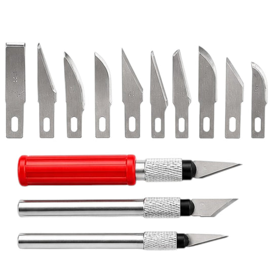 Set Trinchetas Cutter De Precisión 13 Piezas Multiuso