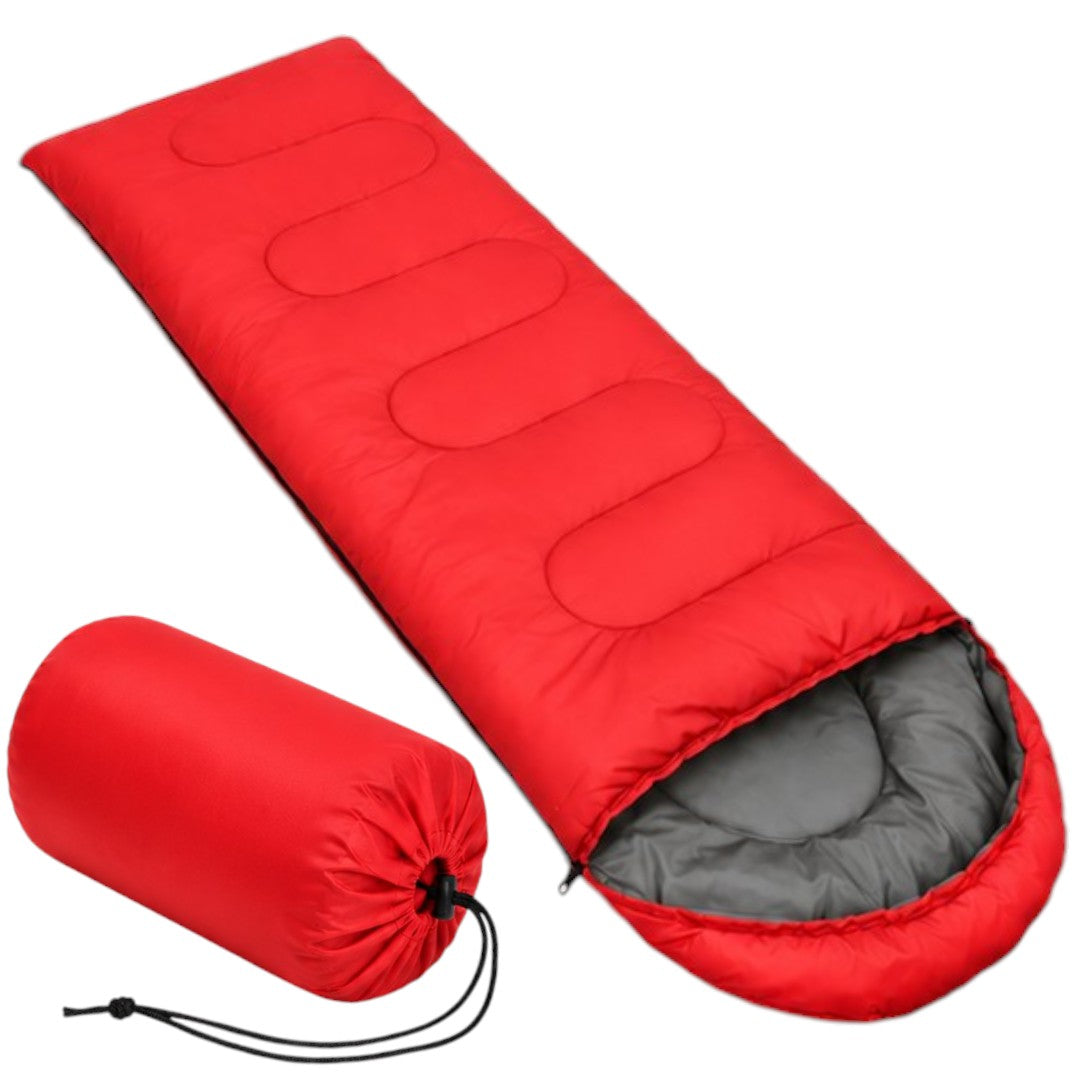Sobre Cómodo De Dormir 2m Con Funda Bolsa Campamento Camping Rojo