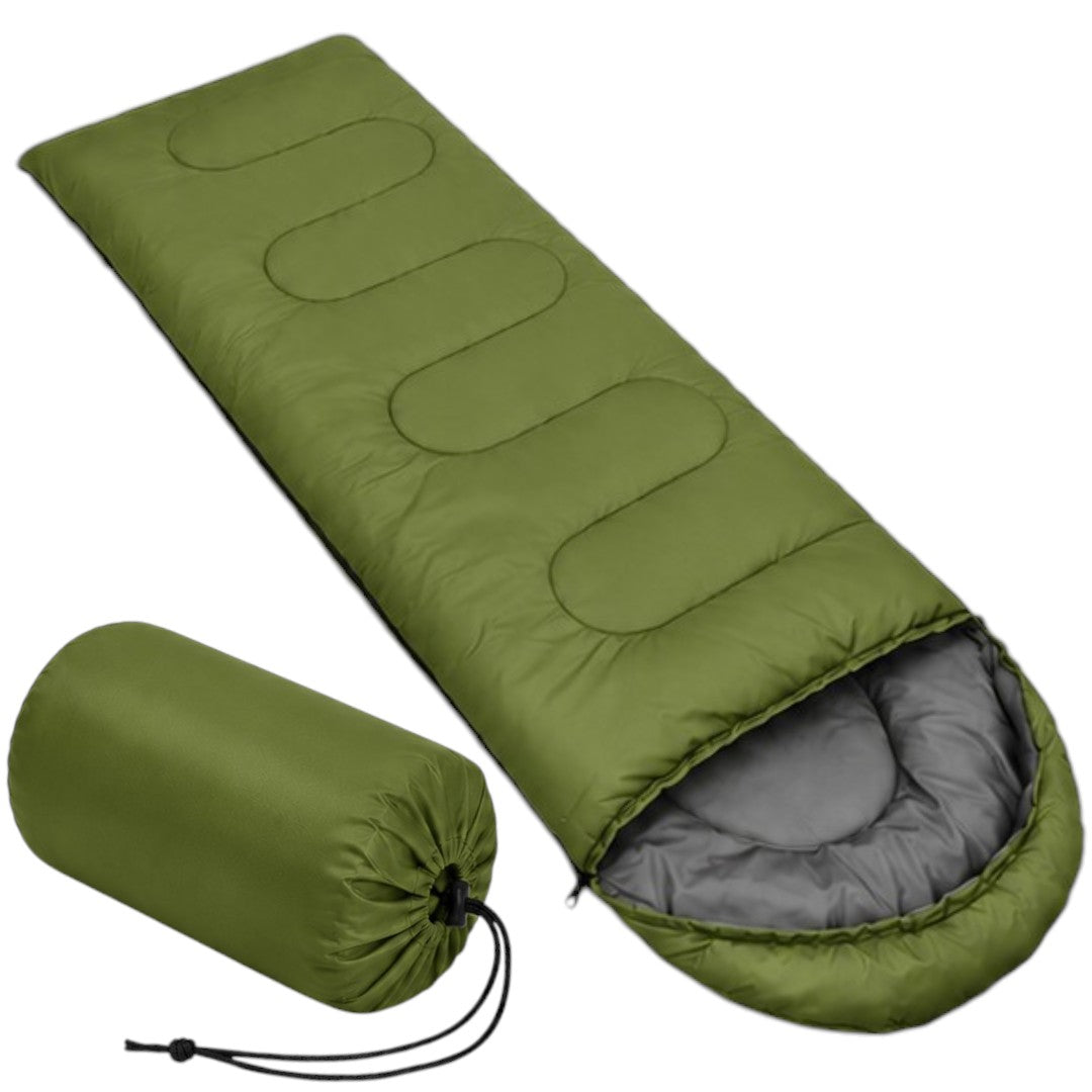 Sobre Cómodo De Dormir 2m Con Funda Bolsa Campamento Camping Verde