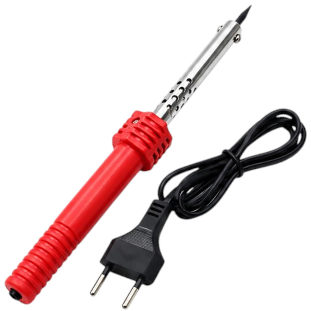 Soldador 40w Cautín De Soldar Estaño Lápiz Rojo