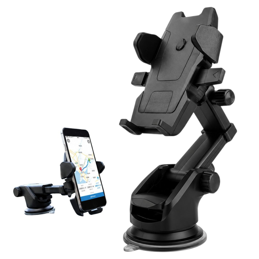 Soporte Celular Para Auto Con Ventosa Y Brazo Telescópico Ajustable