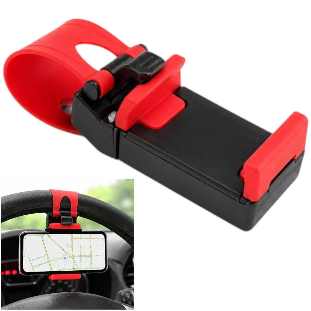Soporte Celular Para Volante De Auto GPS Ajustable Universal