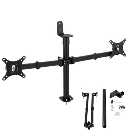 Soporte Doble Para 2 Monitores De Mesa 13 A 27 Pulgadas