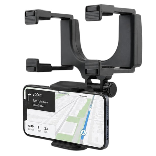 Soporte Porta Celular Para Espejo Retrovisor De Auto Ajustable