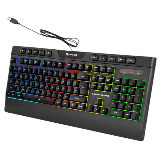 Teclado Strike Me KB-508 RGB Negro Para PC Gaming Español