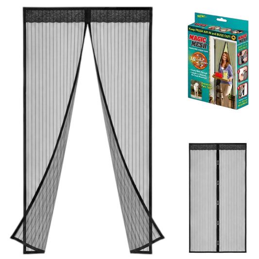 Tejido Puerta Mosquitero Anti Mosquitos Moscas Insectos 2x1m Magic Mesh