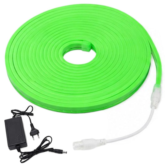 Tira 5m Neón Flexible Cinta Luces Led Espectáculo Luz Verde