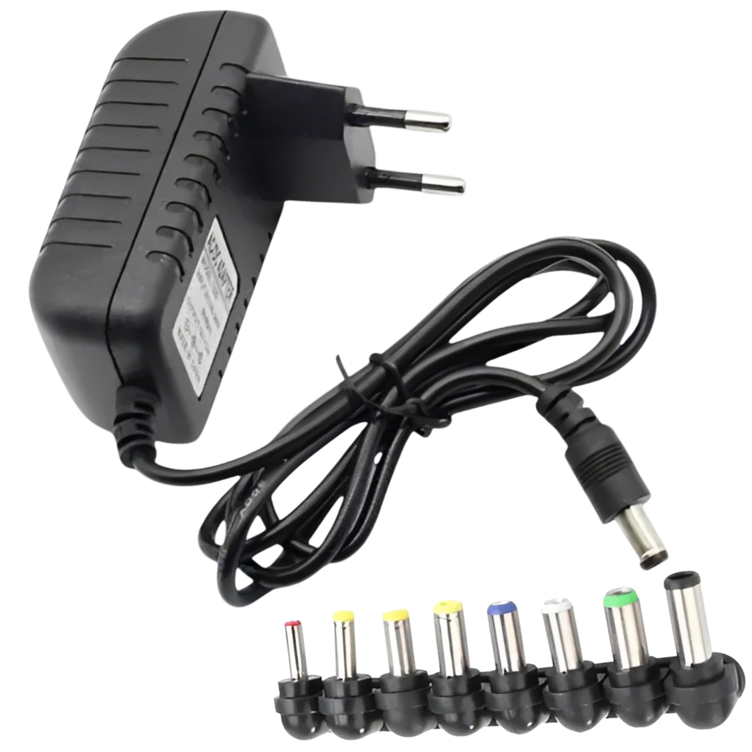 Transformador 9v 2a Puntas Intercambiables Cargador Fuente 220v Cctv