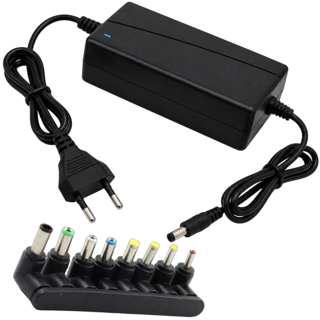 Transformador 12v 5a Puntas Intercambiables Cargador Fuente 220v Cctv