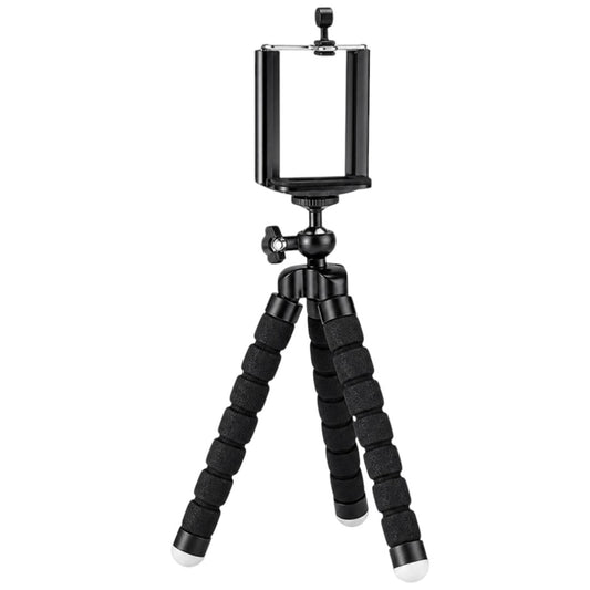 Trípode Soporte de Celular Flexible Spider Mesa Gira 360° Negro