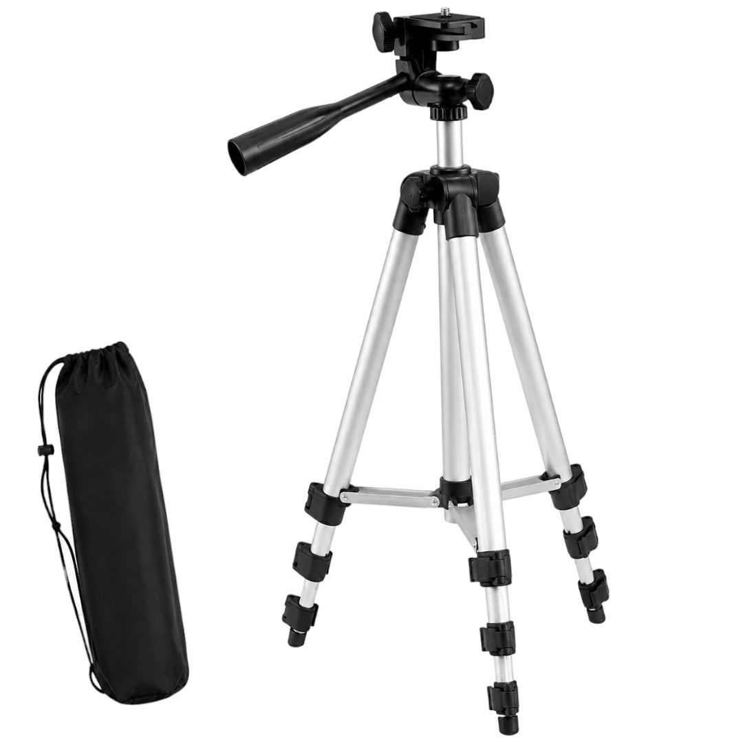Trípode Universal Extensible 105cm Para Celular Cámara + Funda